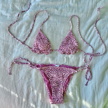 Oysho pink bikini XS