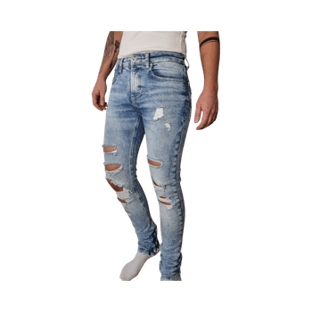 Bershka vaaleat revityt skinny-farkut