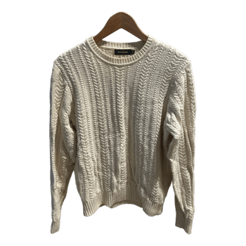mens’ S sized beige Dressmann knit sweater