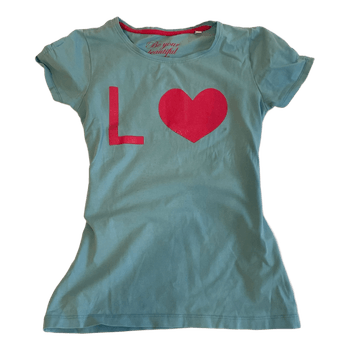 Blue cotton t-shirt