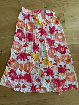 Getti floral midi skirt