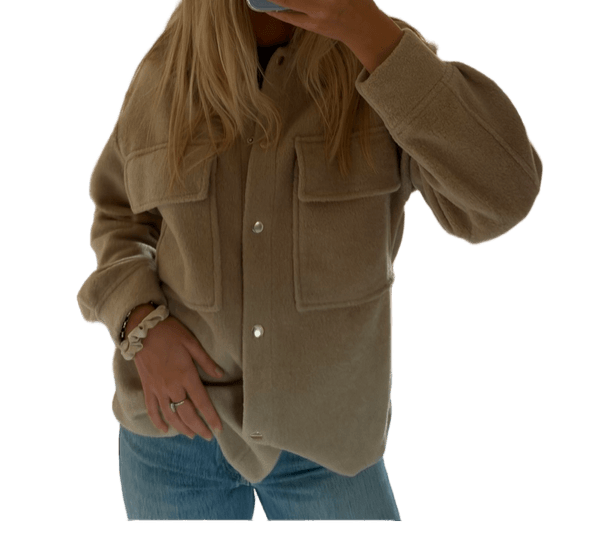 Beige jacka