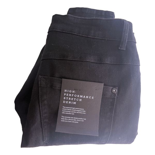 ONLY High Waist Skinny Stretch Jeans Black Size M / L34