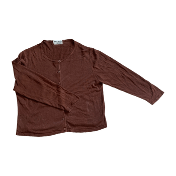 100% silk cardigan