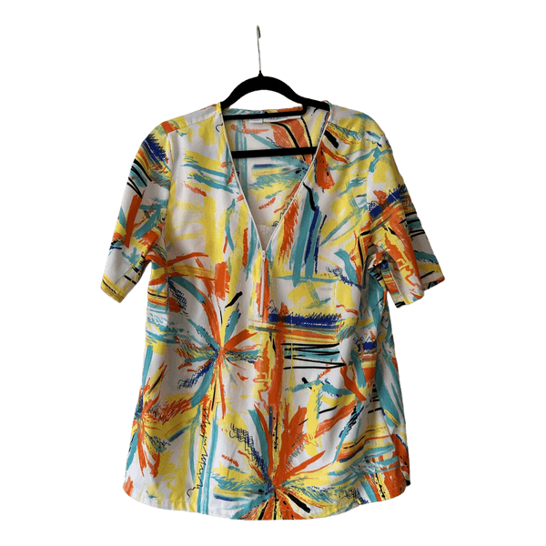 Paola multicoloured printed top