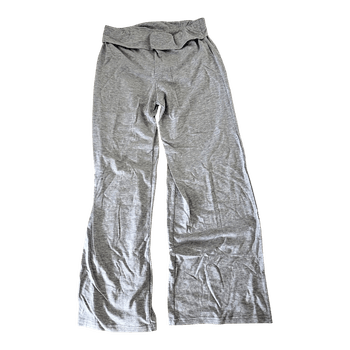 Grey wide-leg trousers