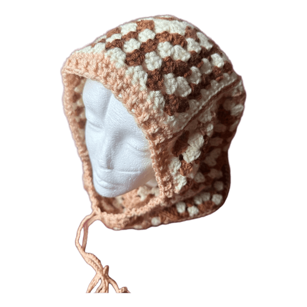 Balaclava/  virkattu huppu