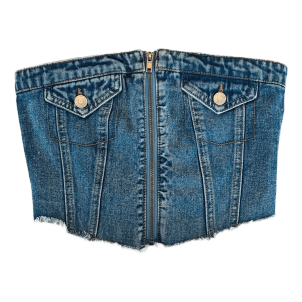 ONLY denim tube top