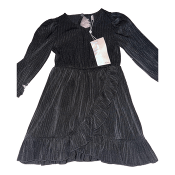 Black pleated dress