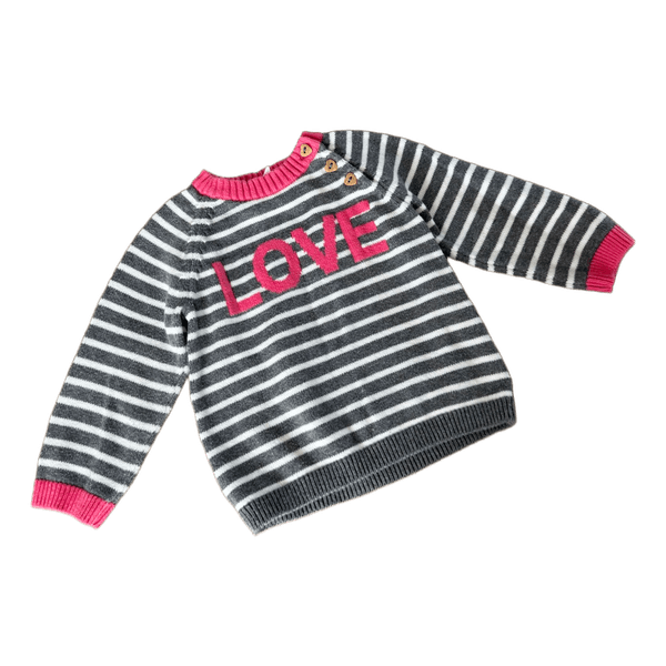 H&M megztinis su užrašu