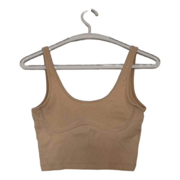 Beige crop top