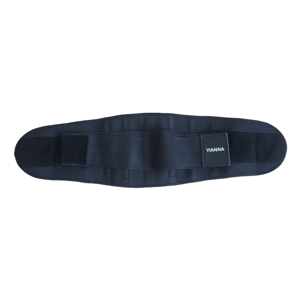 Black waist trainer belt
