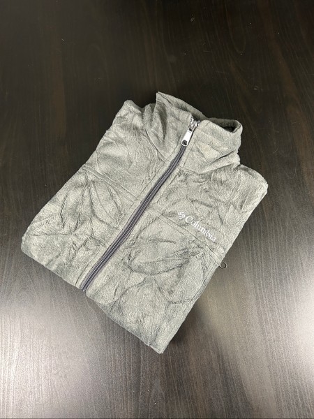 Harmaa Columbia fleece - M 10-12