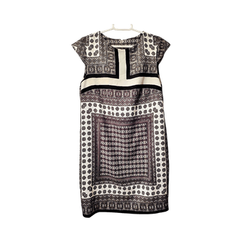 Patterned short sleeve dress