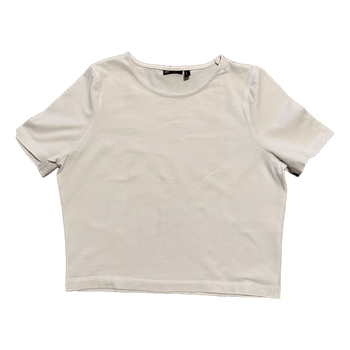 White cotton t-shirt
