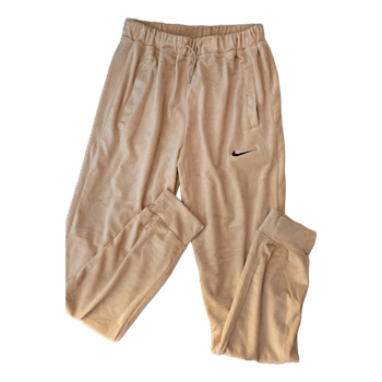 Beige Nike sweatpants