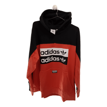 Adidas red black hoodie