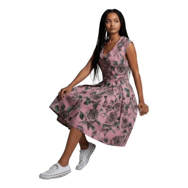 Laura Ashley gėlėta suknelė