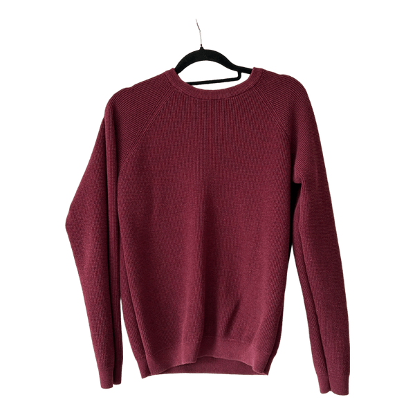 Maroon cotton sweater