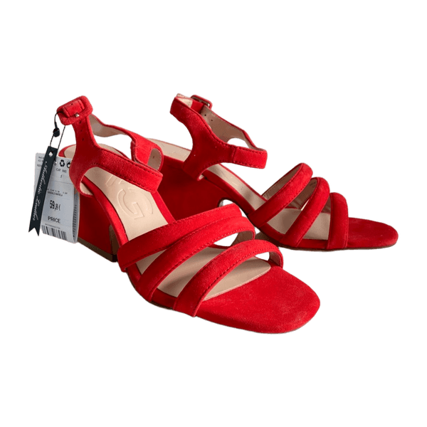 Suede sandalettes