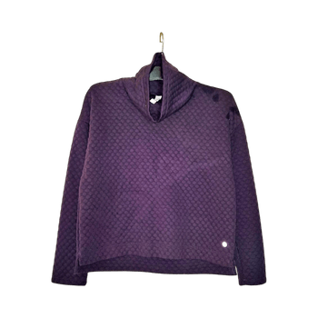 violetti poolokaulus neulepaita