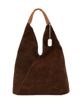 Leather shoulder bag