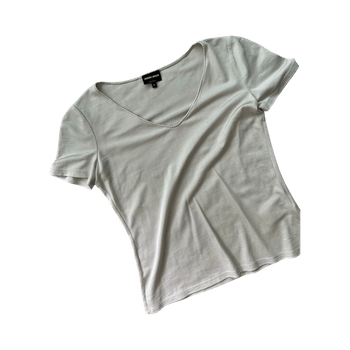 Giorgio Armani beige v-neck t-paita