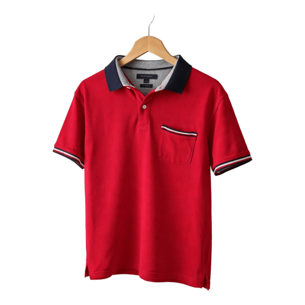 Polo rouge Tommy Hilfiger