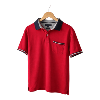 Polo rouge Tommy Hilfiger