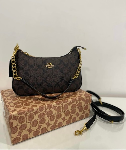 Coach monogram shoulder bag