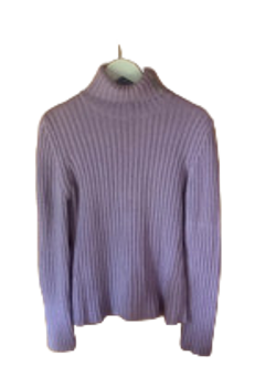 Purple classic knitwear