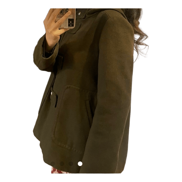 Zara dark green coat