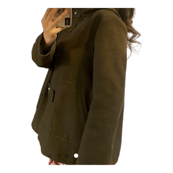 Zara dark green coat