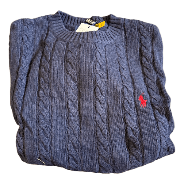 Blå Polo Ralph Lauren striktrøje