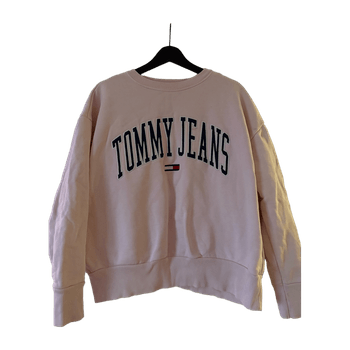 Tommy Jeans vaaleanpunainen collegepaita