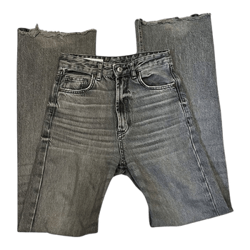 Zara grey wide leg jeans