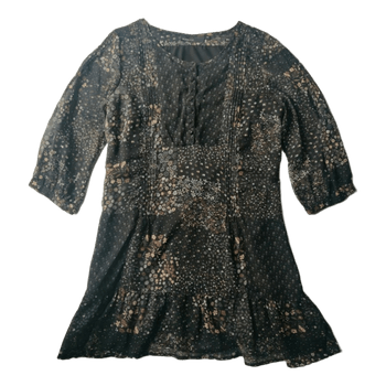 KappAhl Boheemi Kukkamekko - Musta - Koko 36 (S)