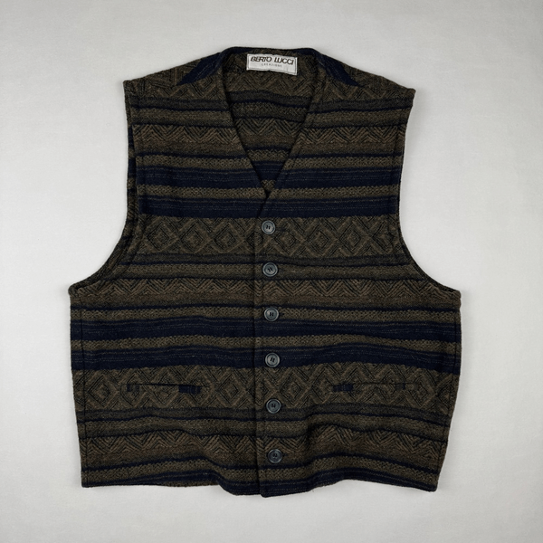 Vintage Berto Lucci Wool Vest