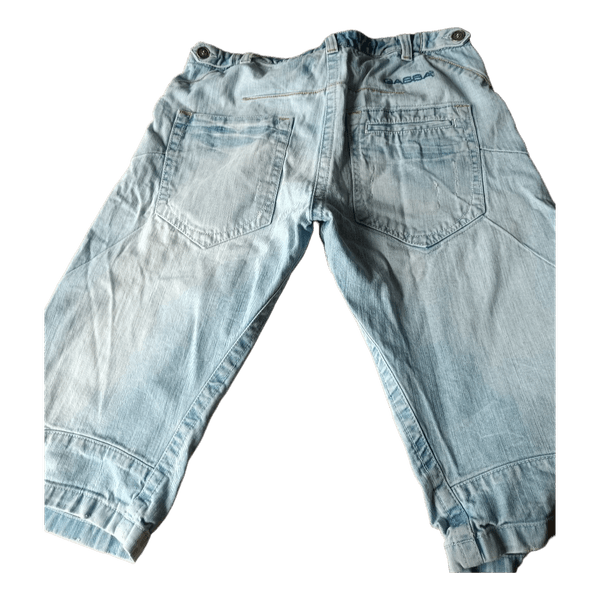 Lyseblå denimshorts