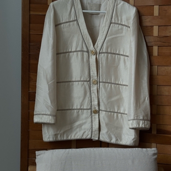 Upea Vintage Silkkijakku 