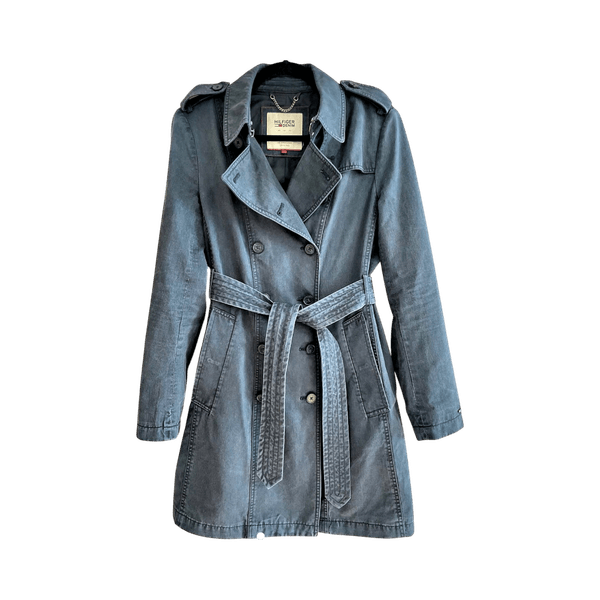 Tommy Hilfiger blue trench coat