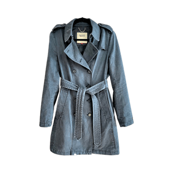 Tommy Hilfiger blue trench coat