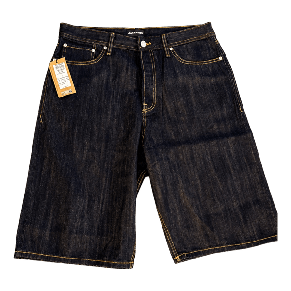 Mørkeblå denimshorts