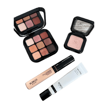 Kiko Milano luomivärit, concealer ja eye base