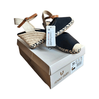 Black espadrille sandals