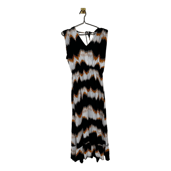 Printed maxi dress