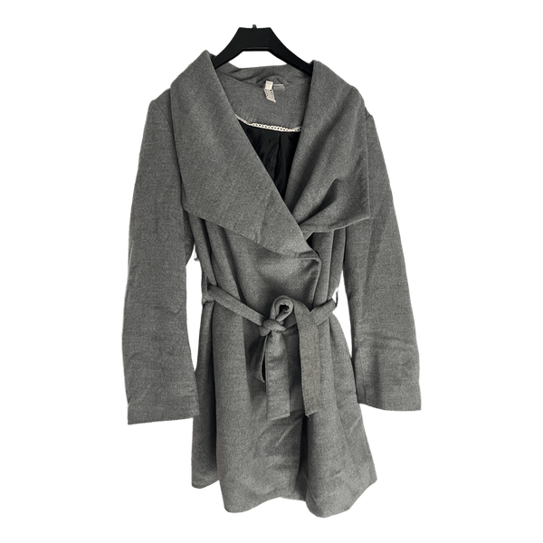 H&M harmaa vyötakki