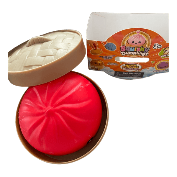 Squishy Dumplings punainen 10cm