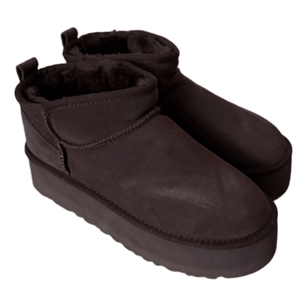 Brown UGG platform boots