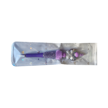 Koristeellinen purppura kynä